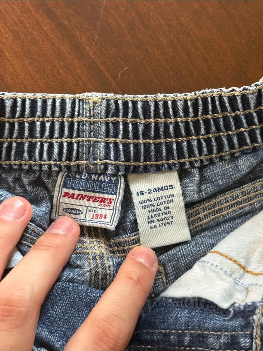 Vintage old navy unisex 18-24 painter jeans